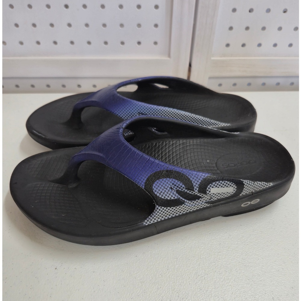 OOFOS OOriginal Sport Recovery Sandals Black Ombre Women's 9 Men's 7 EU 40